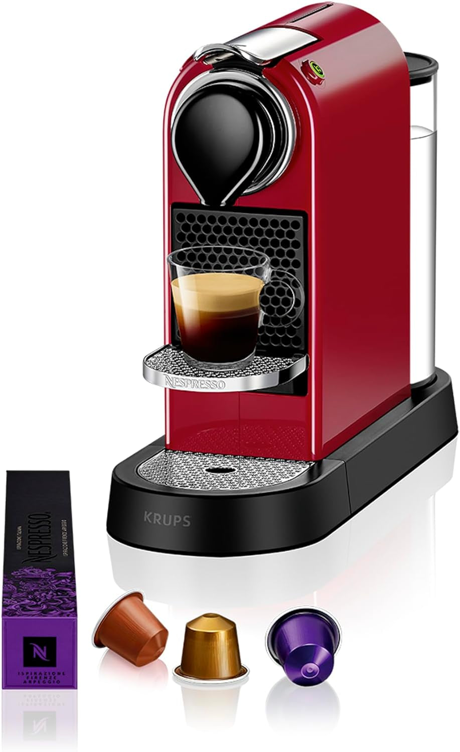 Espressomaskine med Nespresso kapsler XN761B Citiz&Milk | Automatisk standby-tilstand | 1260 watt | Vandbeholderkapacitet: 1 l | Pumpetryk: 19 bar | Sølv
