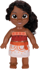Jakks Pacific Moana 2 Lillesøster Simea Dukke og Pua figurlegesæt 27 cm højt, inkluderer 1 dukketøj, 1 Pua, 1 plastikbananbundt, anbefales til 3 år og opefter
