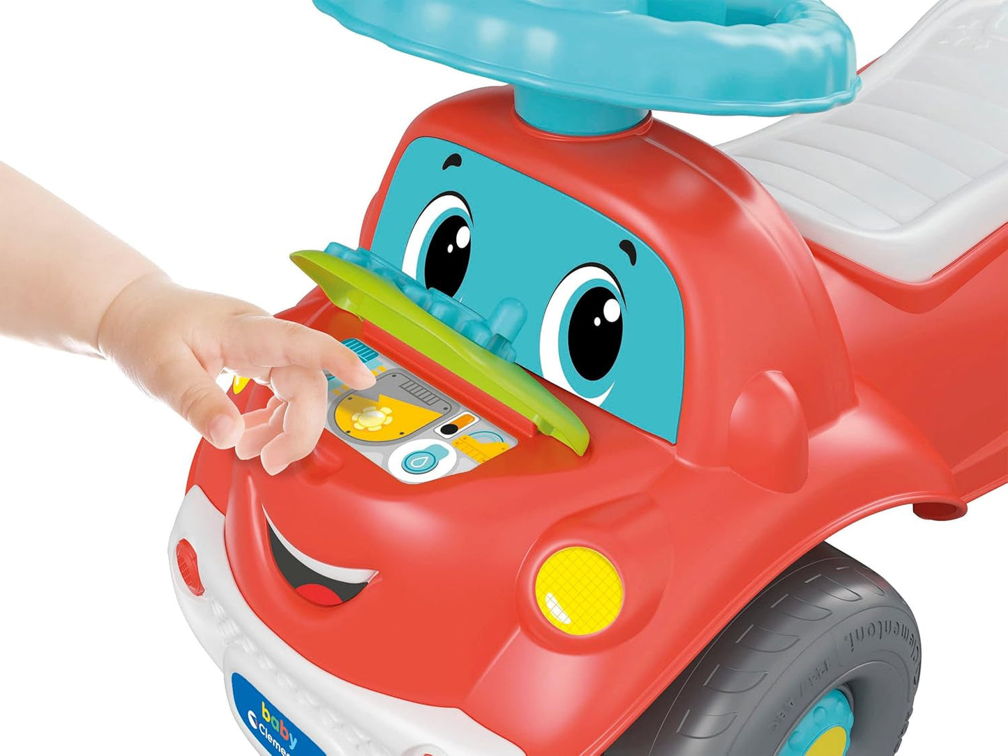 Clementoni - 17747 - Nicolò Go Go 3 i 1 - Kørebil, elektronisk læringshøjttaler, første trin, lys og lyde, spil til 1-årige - Made in Italy Bebe Toys Naty Shop