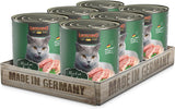 LEONARDO Wet Food [6x800g Duck] | Grain Free Wet Cat Food | Komplet våd dåsemad