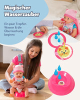 BABY Born Emma - babydukke 43 cm - 10 funktioner inklusive tilbehør og madras - Fungerer fuldt ud uden batterier - Velegnet til børn fra 3 år og derover