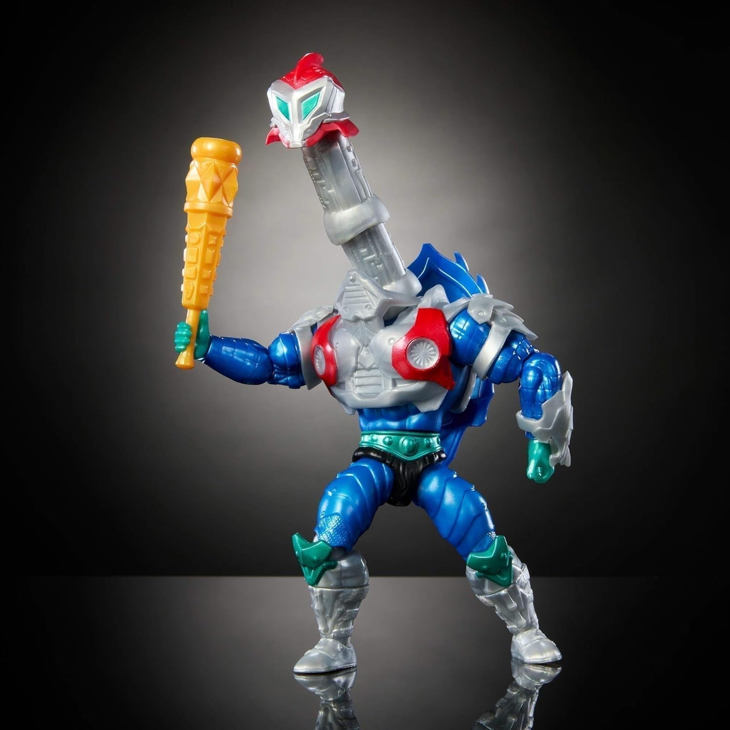 Masters of the Universe Origins Turtles of Grayskull Mekaneck Reptil Wars Movable Action Figur, Teenage Mutant Ninja og MOTU Crossover Hero Toy, JBN00, [Multicolor] Actionfigurer Naty Shop