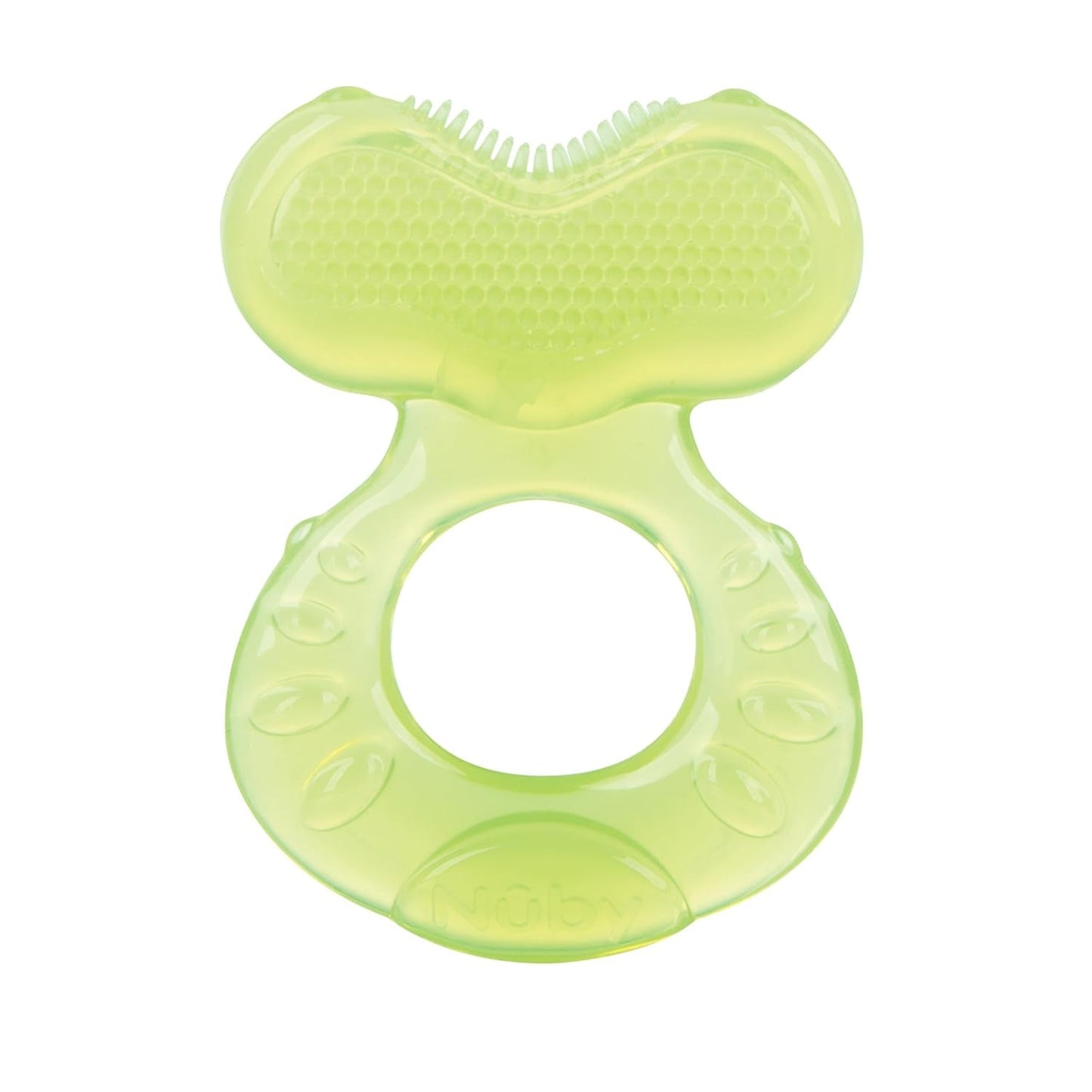 Nuby - 3-trins bideringe - 3 bideringe til tandkødsstimulering og smertelindring - Børnebørnelegetøj - BPA-fri - 3+ måneder