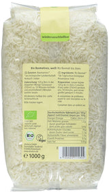 Økologisk Himalaya hvid Basmatiris, 1 kg