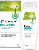 Priorin Shampoo - hårstyrkende shampoo - ekstra pleje til svagt, tyndt hår - uden parabener og farvestoffer - 1 x 200 ml Hårpleje Naty Shop Standard titel