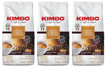 3x Kaffebønner Espresso Intens Creme, Medium Dark Rist, Hele Kaffebønner, 1 kg Pose, Kaffe fra Napoli