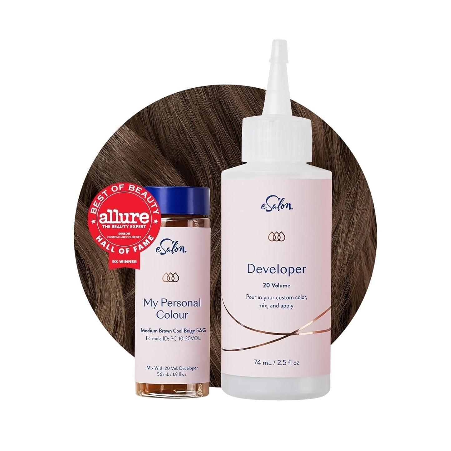 Permanent hårfarvesæt 100 % grå dækning Hjemmefarvning 0 % Ammoniak Hårfarver Multidimensionelle hårfarver Professionelle hårfarver Hårfarve Naty Shop Medium Brun Cool Beige 5Ag