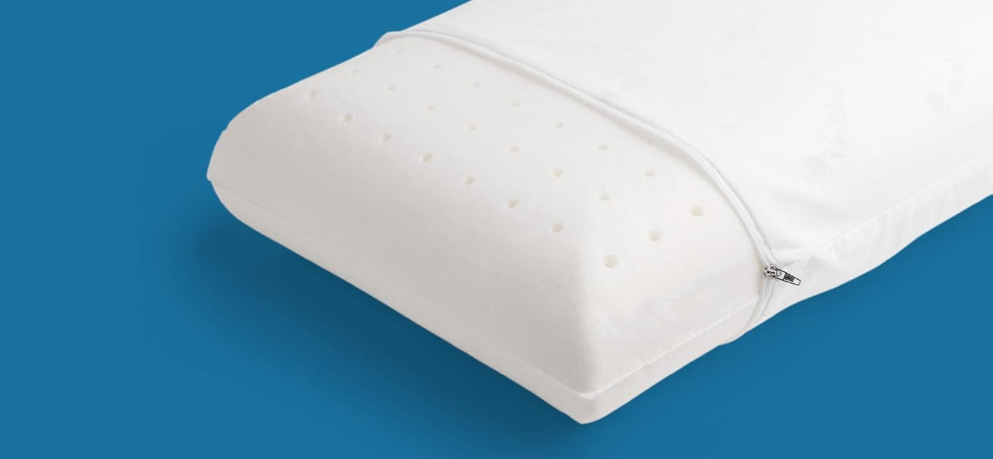 Mediflow Den originale 5008 50X70 cm vandpude med viscoskum, hvid, enkelt, 1 stk (1 pakke) Naty Shop standardpuder