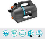 Gardena 4100 Silent Havepumpesæt: Meget stille og innovativ kunstvandingspumpe med 3,5 m sugeforbindelse og 20 m klassisk slange, 4100L/h flow, 550W motor, vandtæt, økonomisk (9051-20)