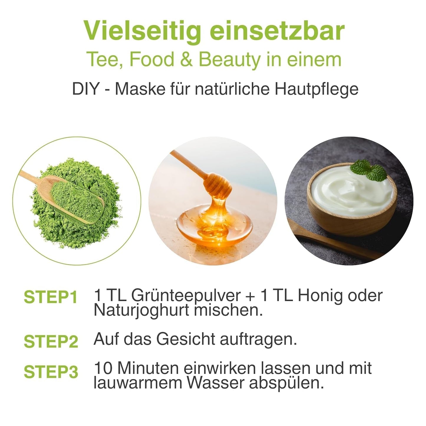 Bohyang Garden Matcha Powder 100g – Premium grøn te fra Sydkorea | Finmalet og traditionsrig | Til lattes, smoothies, bagning og personlig pleje ritualer | Matcha pulver i genlukkelig pose