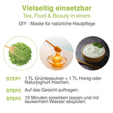Bohyang Garden Matcha Powder 100g – Premium grøn te fra Sydkorea | Finmalet og traditionsrig | Til lattes, smoothies, bagning og personlig pleje ritualer | Matcha pulver i genlukkelig pose