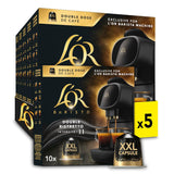 L'OR Barista Kaffeekapseln Ristretto, eksklusivt til L'OR Barista Maschinen, 5er Pack, 5 x 10 Kapseln