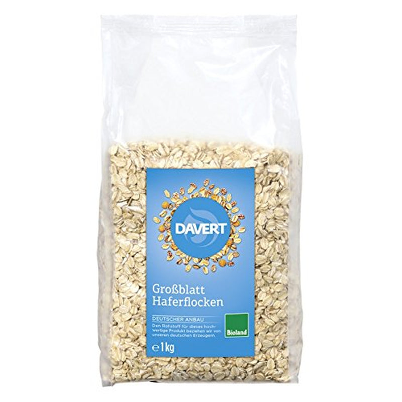 Davert Havregryn med store blade, 1000 g