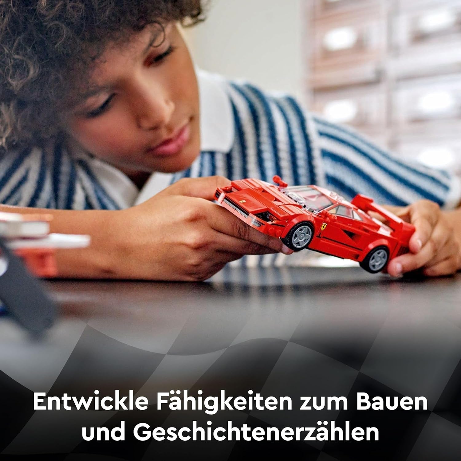 LEGO Speed Champions Ferrari F40 Super Sports Car, Legesæt med bygbar legetøjsbil og minifigurdriver, Samling byggesæt til børn, gave til drenge og piger 76934 Byggesæt Besuche den LEGO-Store