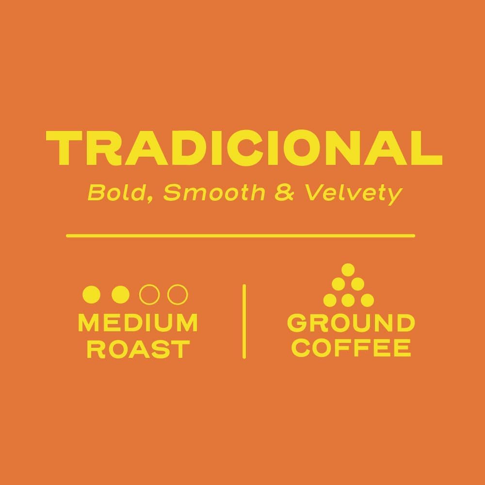 Brændt og malet kaffe, 17,6 ounce mursten