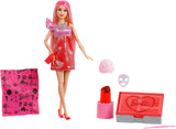 Barbie Party dukke uden æske og tilbehør, Glam Party serie med 10 overraskelser, inklusive en knaldrød dukke med farveskiftende effekt, JFY68