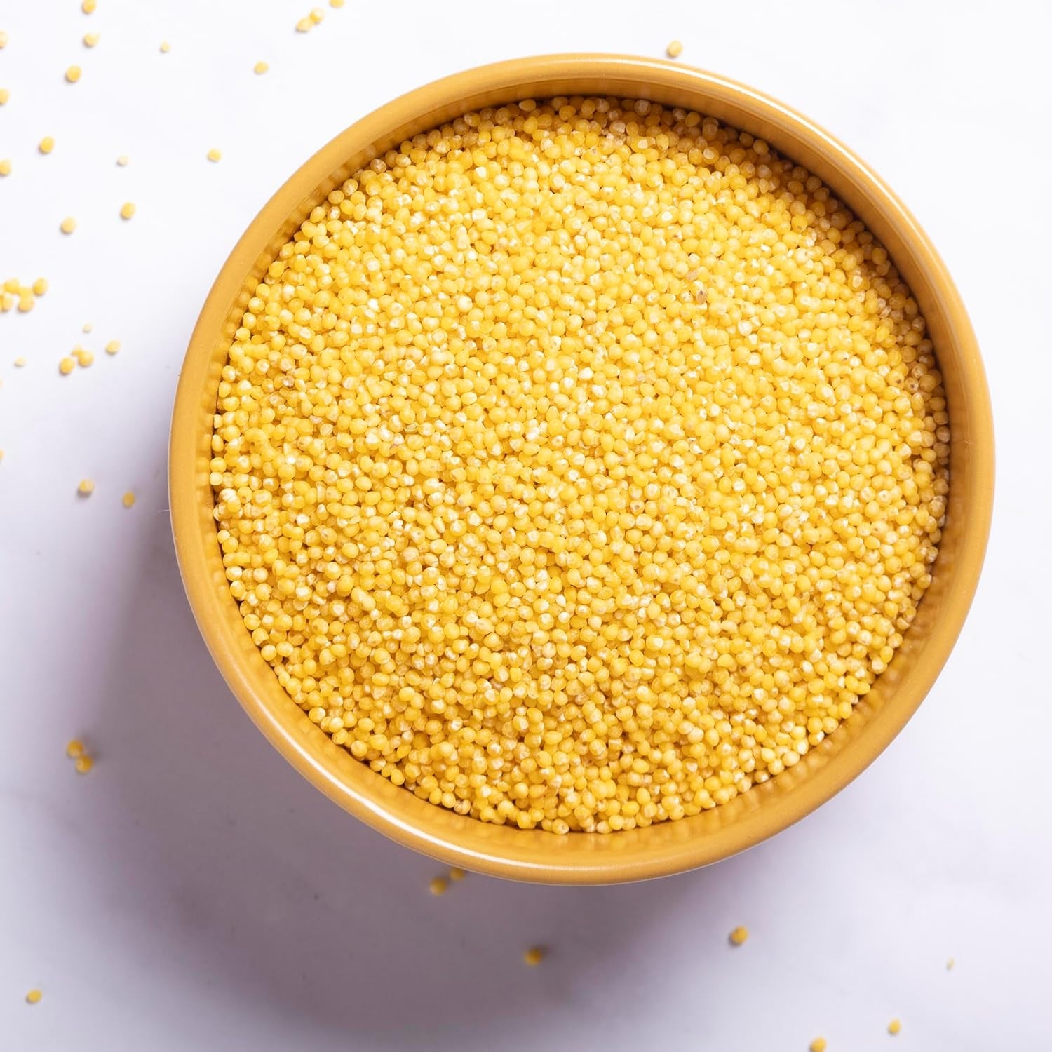 Hirse økologisk Wholefood Jord 2 kg | Ikke-GMO | Vegansk | Rig på fibre | Certificeret økologisk