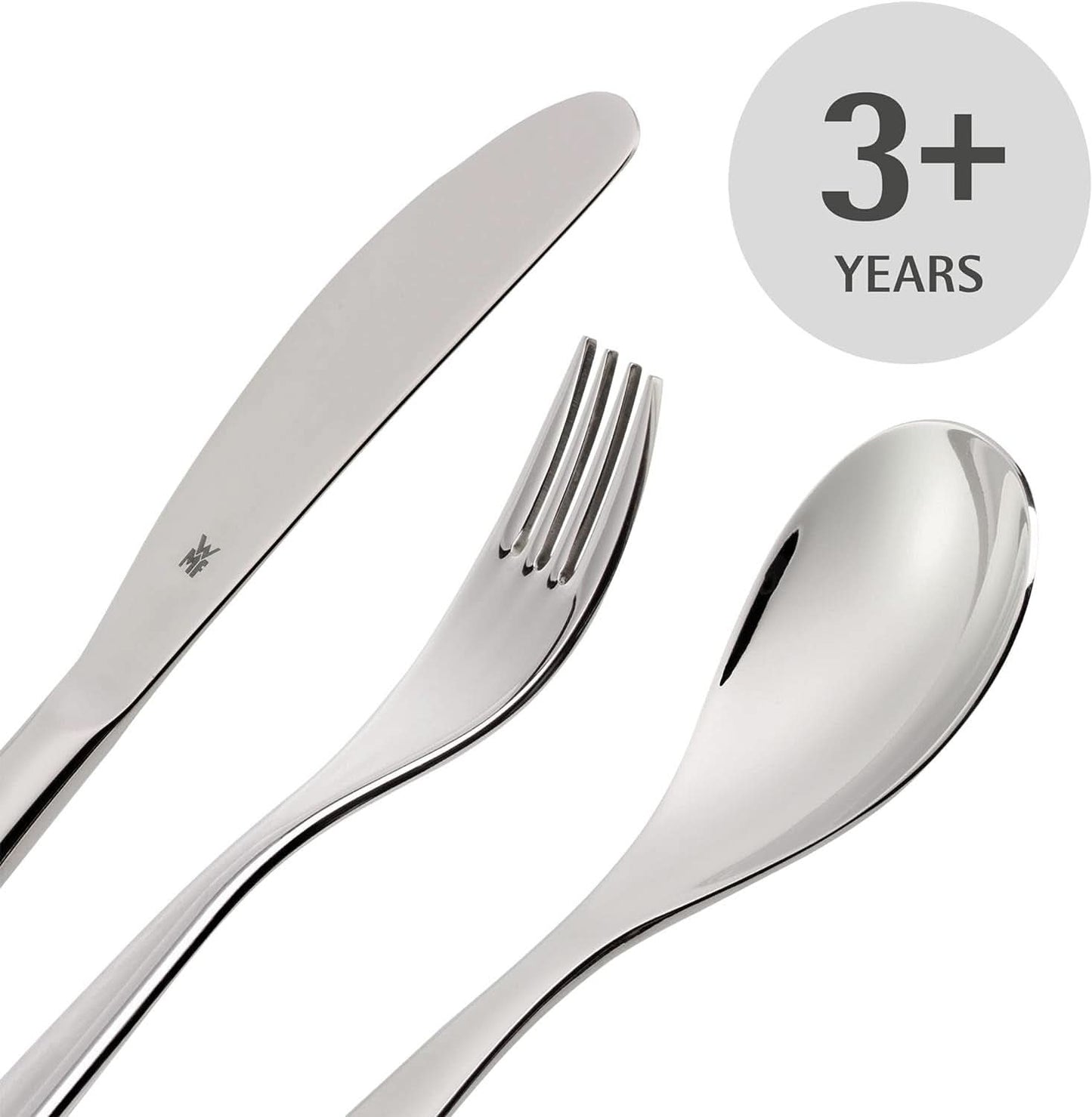 WMF Animals bestiksæt i rustfrit stål til børn, 4 dele, poleret Cromargan Kitchen Naty Shop