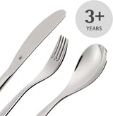 WMF Animals bestiksæt i rustfrit stål til børn, 4 dele, poleret Cromargan Kitchen Naty Shop