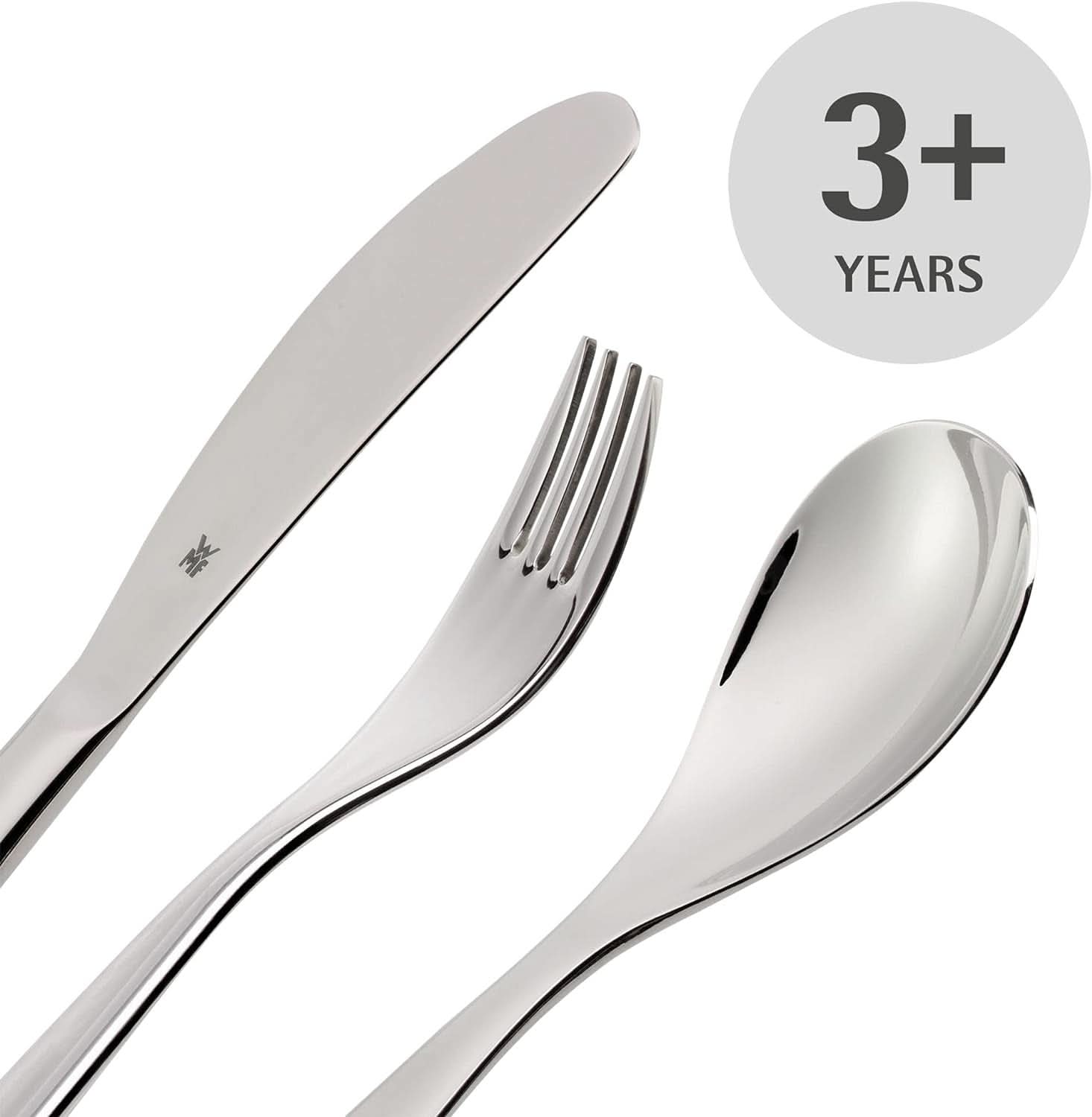 WMF Animals bestiksæt i rustfrit stål til børn, 4 dele, poleret Cromargan Kitchen Naty Shop
