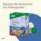 Salus - Krafttier Tea - The Quiet Cat - 1X 15 filterposer (28,5 g) - Mynteurtete med Ashwagandha - Økologisk