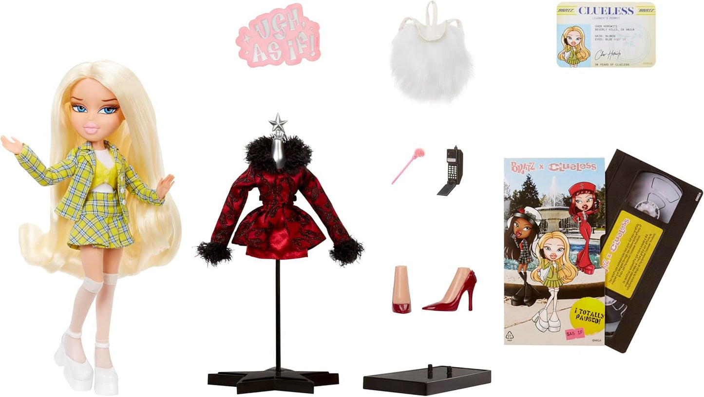 Bratz Clueless Cher Doll – Samlerfilmdukke med ægte outfits og tilbehør