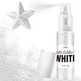 Spiselig glitterspray - 22G spiselig glitter, spiseligt glitterpulver til drinks, kagepynt, macarons - madfarve glitterpulver, spiseligt glitter til cocktails, muffins (pink)