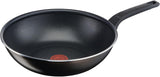 Tefal Easy Cook & Clean, non-stick belægning, temperaturindikator, anbefales ikke til induktion Gryder og pander Naty Shop Wok Pan 28 Cm