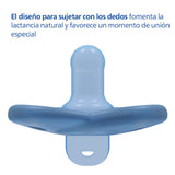 Philips AVENT Soothie - BPA-fri sut til babyer i alderen 0-6 måneder, blå/lyseblå (model SCF099/21)