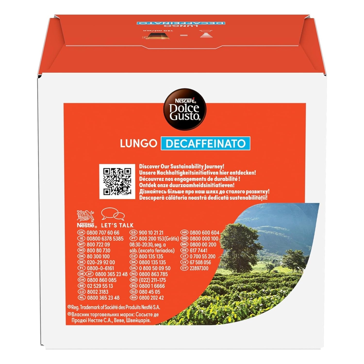 NESCAFÉ DOLCE GUSTO Lungo Decaffeinato kaffekapsler 3er pakke (3 x 16 kapsler)