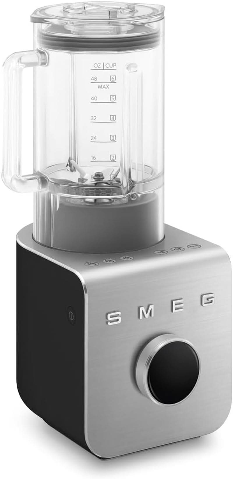 SMEG, Hochleistungsmixer BLC01BLMEU, 5 forudindstillede programmer, 9 manuelle hastigheder, Pause & Pulse-Funktion, Kunststoffgehäuse, Rutschfeste Basis, 1400 W, Schwarz Kitchen Naty Shop