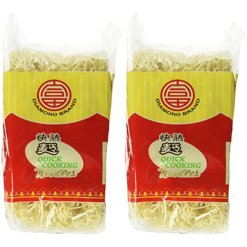 DIAMOND instant ægfri nudler, instant hvedemel wok nudler og tilbehør - 1 x 500 g