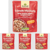 Hurtig blanding af rød quinoa, bulgur, langkornet ris, 250 g