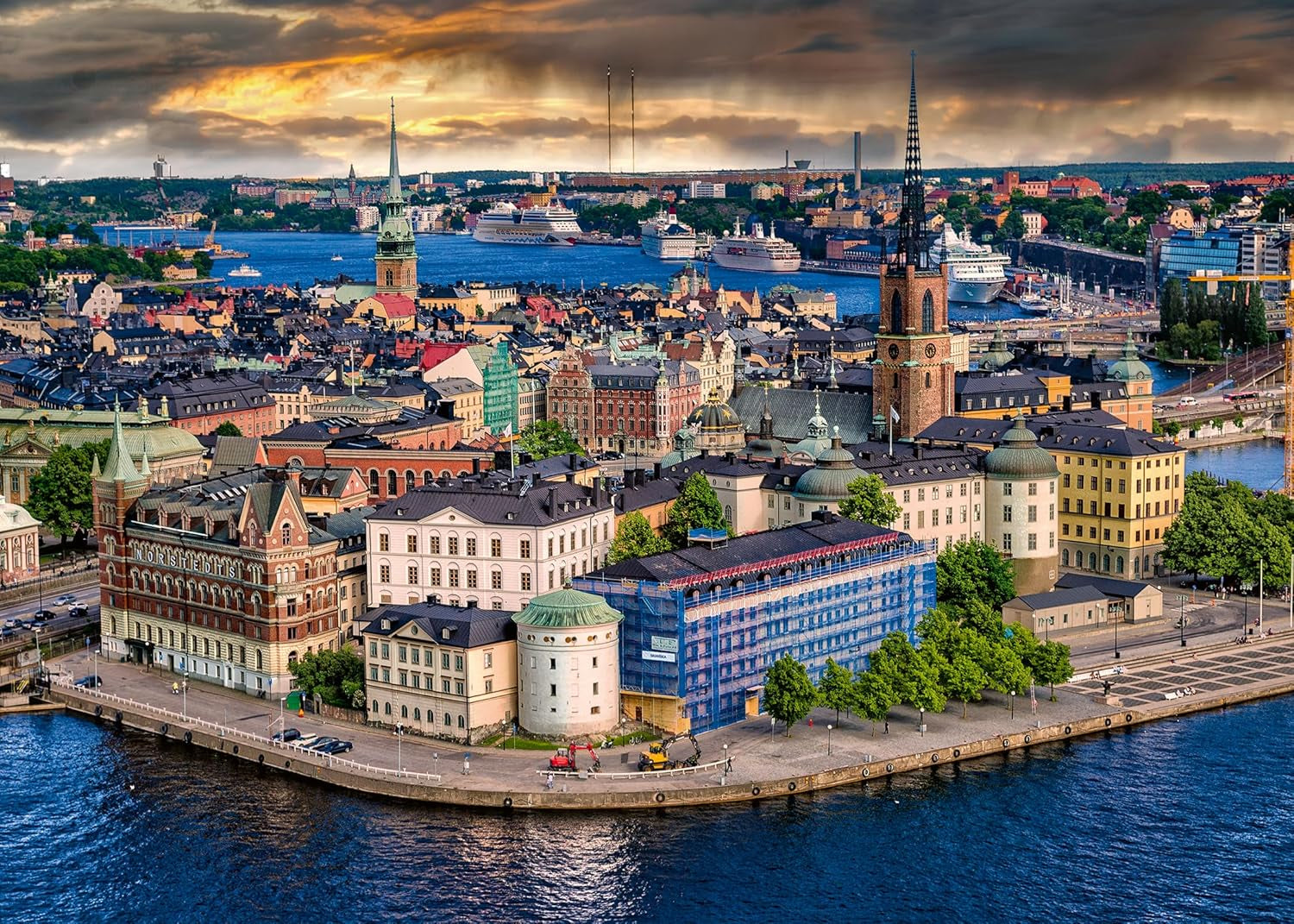 Ravensburger Puzzle Scandinavian Places 12000114 - Stockholm, Sverige - 1000 brikker puslespil til voksne og børn over 14 Puslespil Naty Shop Nyt design