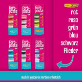 Sæt med 6 Decocino farvepastaer - 6 x 20 g - Madfarve i rød, pink, grøn, gul, blå og sort, ideel til farvning af kager, fondant og cremer - Azofri og glutenfri