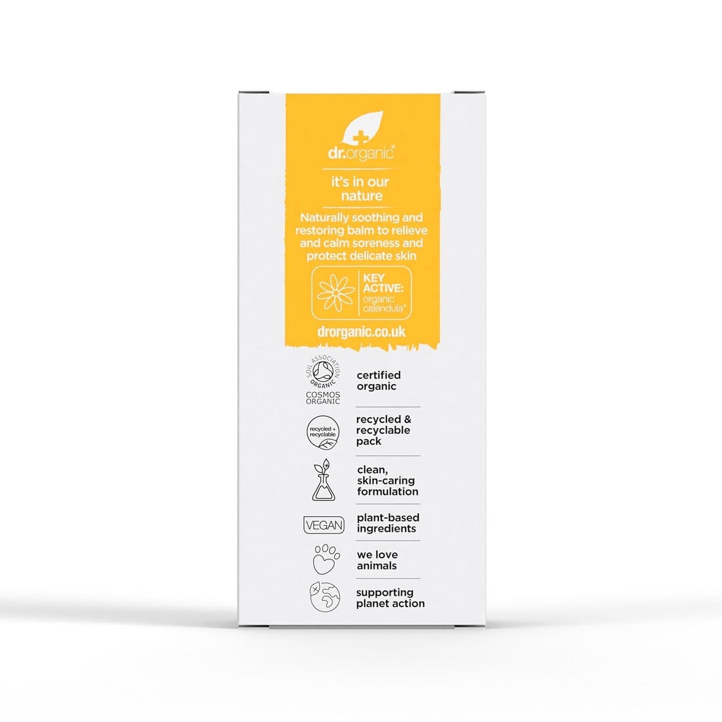 Dr Organic Nipple Balm med Calendula, Lanolin, Natural Relief, Til sår og revnede brystvorter, 30 ml Tilbehør Mad og Amning Bebe Naty Shop