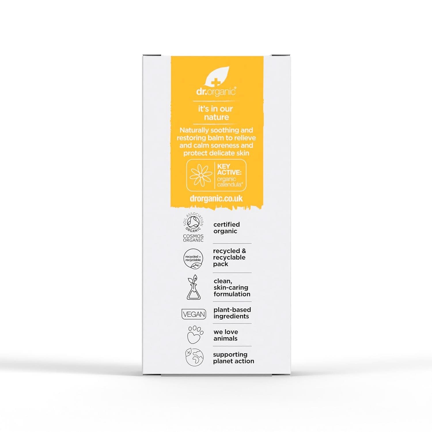 Dr Organic Nipple Balm med Calendula, Lanolin, Natural Relief, Til sår og revnede brystvorter, 30 ml Tilbehør Mad og Amning Bebe Naty Shop