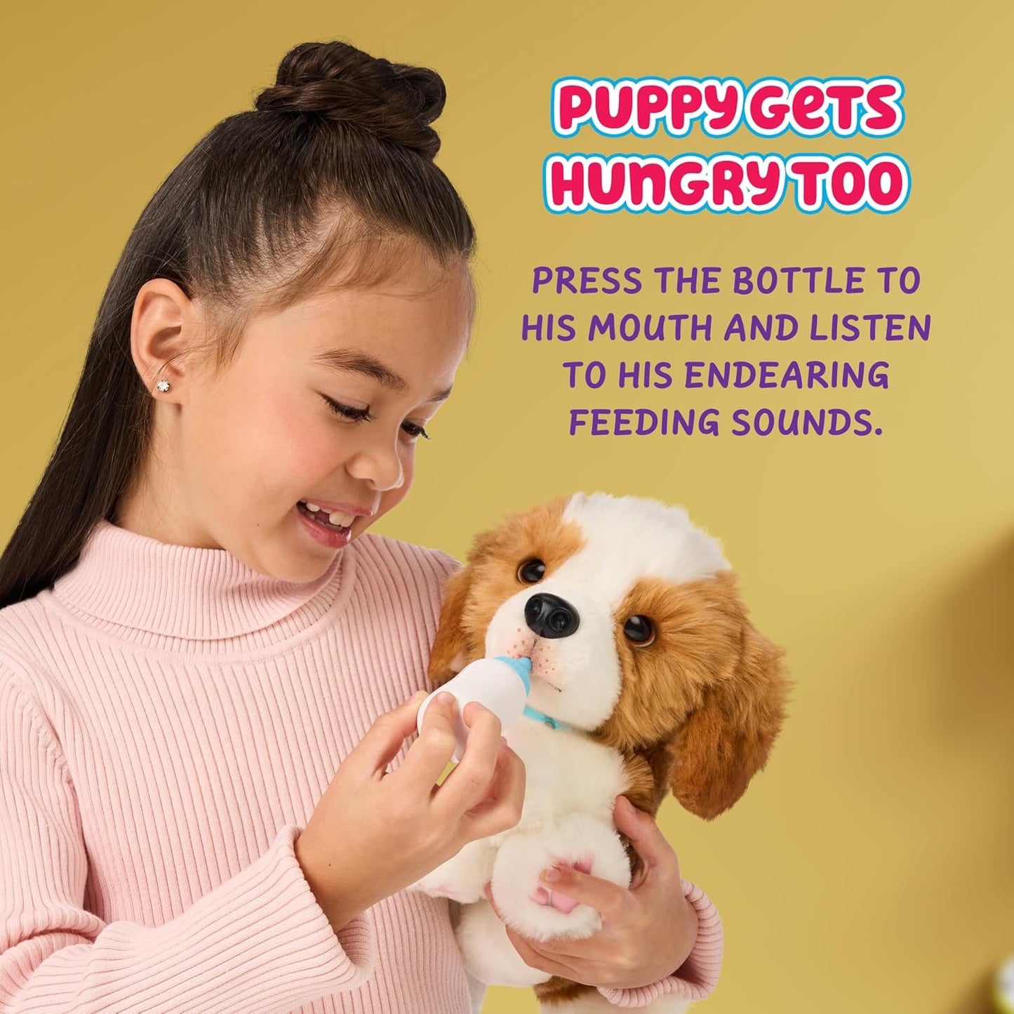 Little Live Pets My Really Real Puppy – Patches; Interaktiv hvalp; over 60 lyde/reaktioner; realistisk udseende; 1 af 72 varianter; legesæt med bæretaske; batterier inkluderet; i alderen 5+