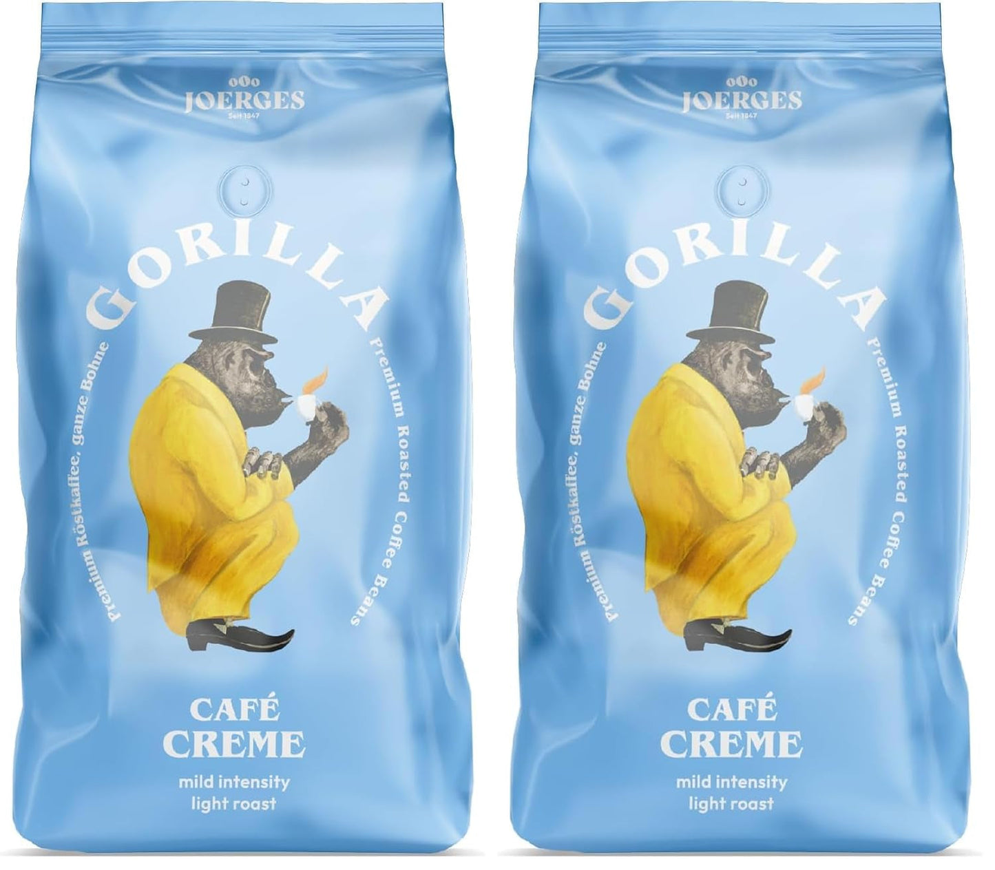 Gorilla Café Creme, 1 kg (pakke med 2)