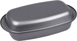 Chg 9942-04 Bratenform Mit Deckel, Antihaftbeschichte, Antracit-Metallic, 37 X 20 X 7 Cm Bageforme og plader Naty Shop