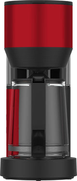 Digital espressomaskine med filter GRUNDIG KM8440, rød, 1000 W, 1,25 liter