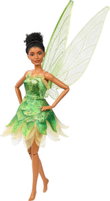 Disney Peter Pan og Wendy Tinker Bell-dukke med bevægelige vinger og grøn kjole Filminspireret gave til børn til at genskabe scener eller egne eventyr HNY37