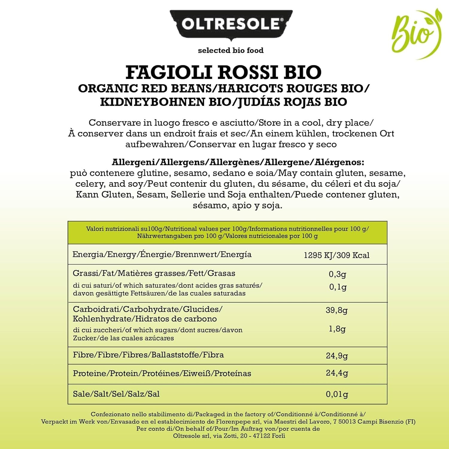 Økologiske røde bønner 1 kg, tørrede økologiske bælgfrugter fra kontrollerede afgrøder, rig på protein og mineraler, ideel til kaloriefattige, veganske og vegetariske diæter
