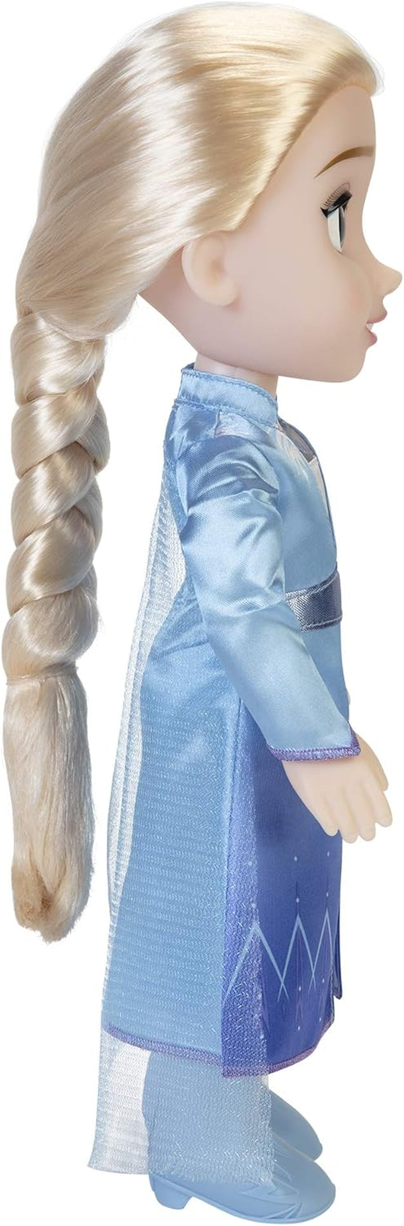 Disney Frozen 2 Elsa Travel Doll, 35 cm dukke med kultfilm-inspireret kjole, støvler og langt flettet hår for ekstra sjov til leg, til piger fra 3 år og opefter