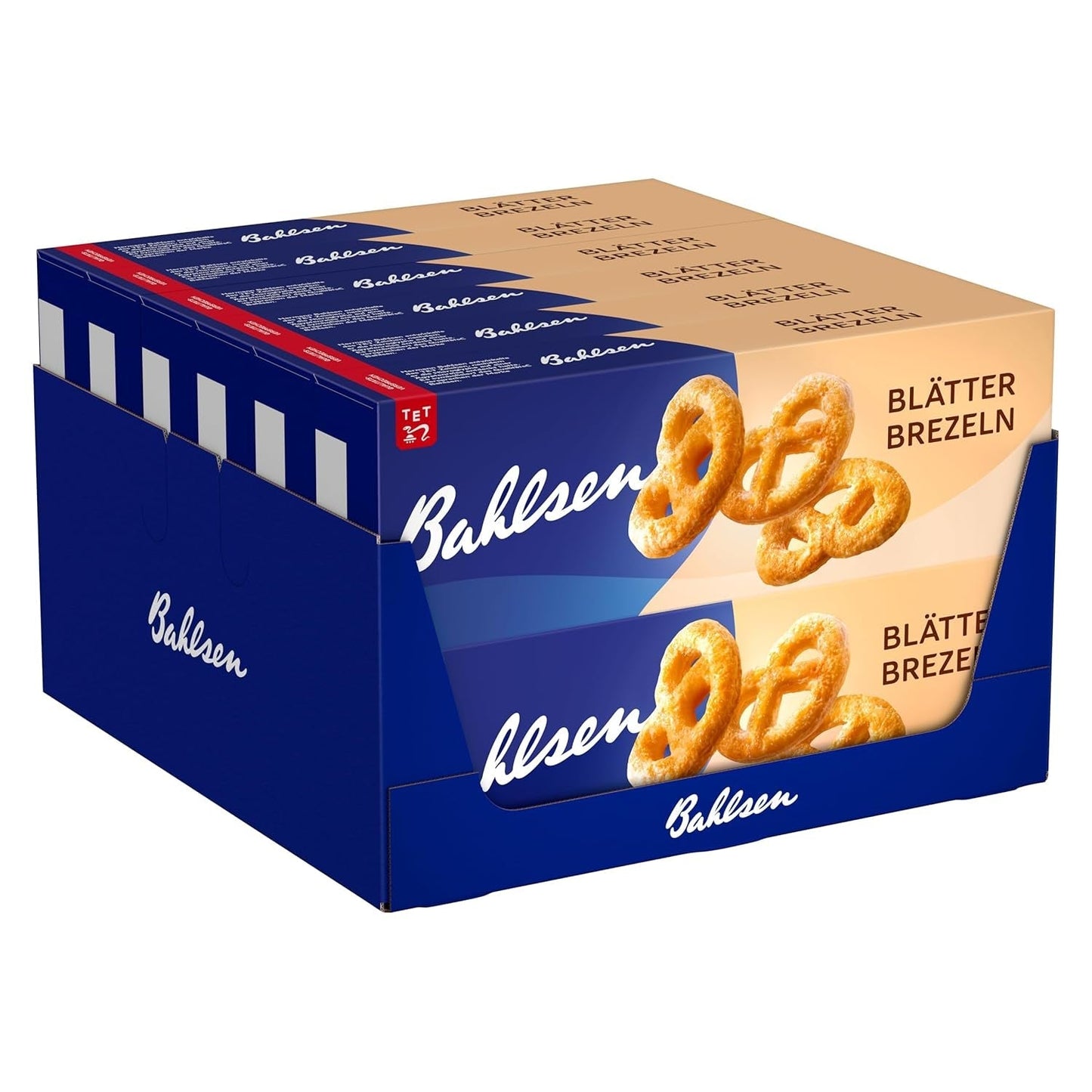 Bahlsen butterdej - Pakke med 12 - Karamelliseret butterdej i kringleform (12 x 100g)