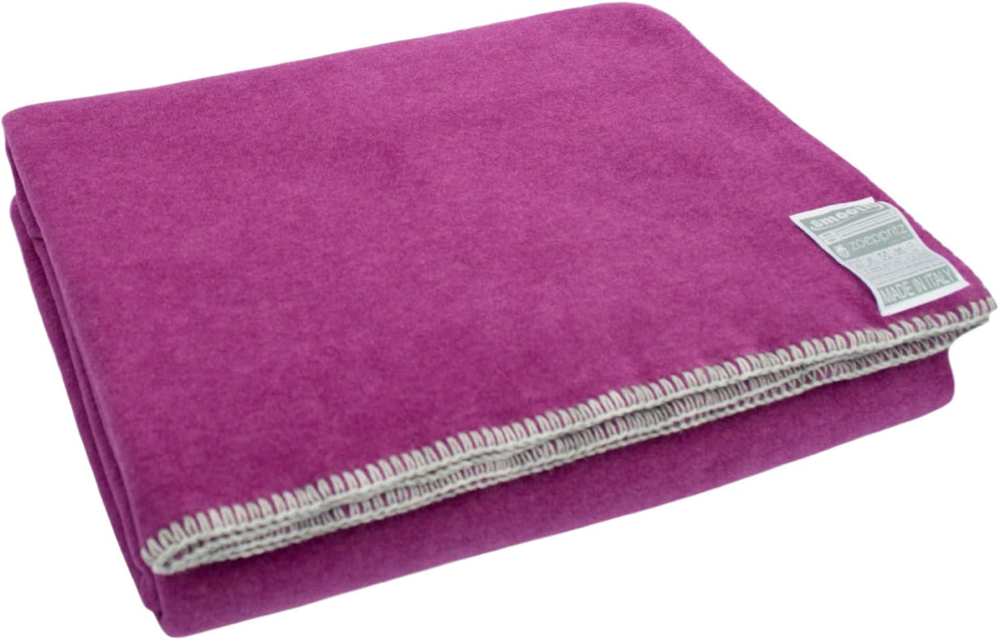Zoepritz siden 1828 Smoothy fleece tæppe - Fluffy behagelig polar fleece tæppe - Vegansk - 140X190Cm - 010 Off-White, 010 Offwhite Zoepritz Siden 1828 330 Fuchsia 140X190Cm
