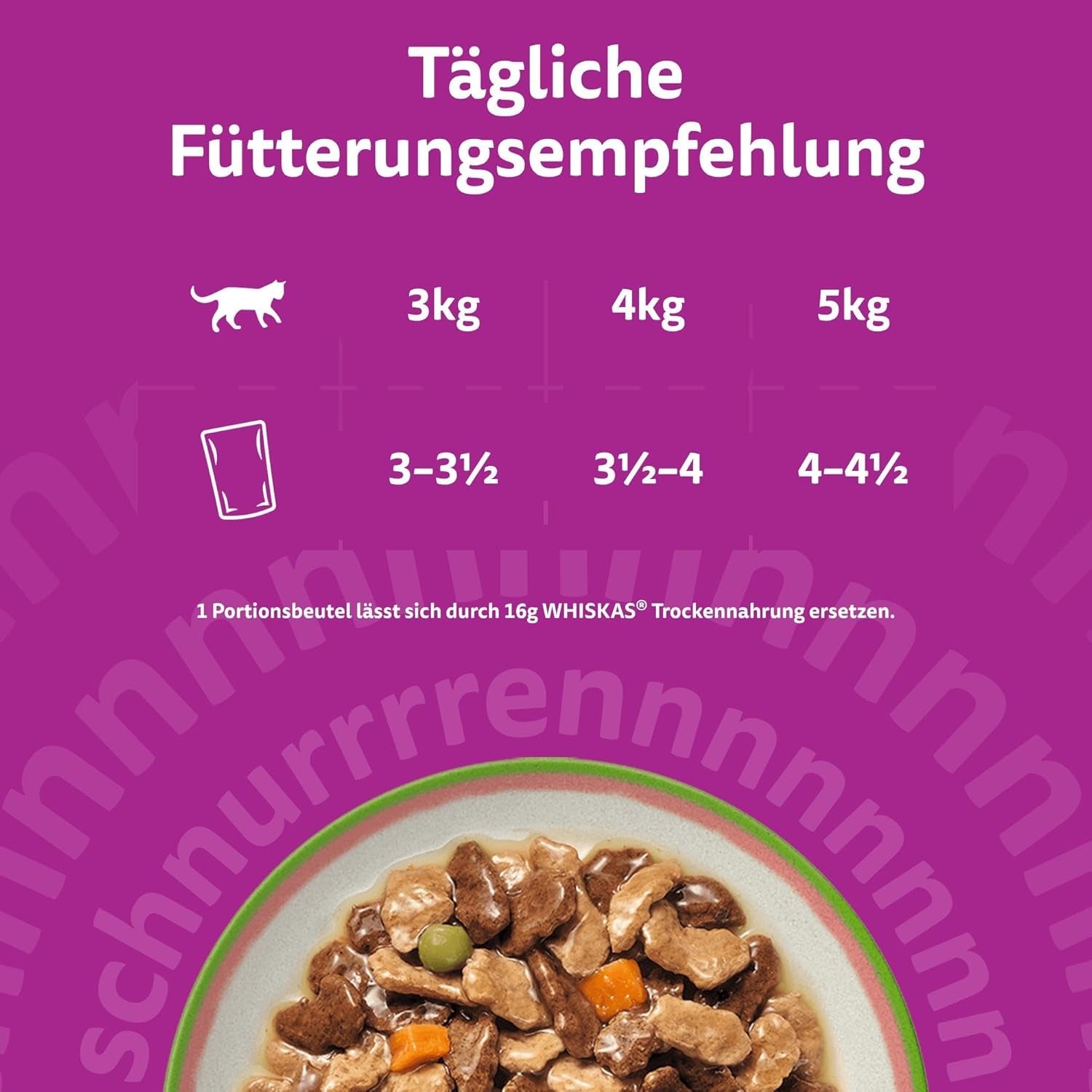 WHISKAS SMÆGENDE MIX Nassfutter i Sauce für Katzen 40 x 85g Chef's Choice