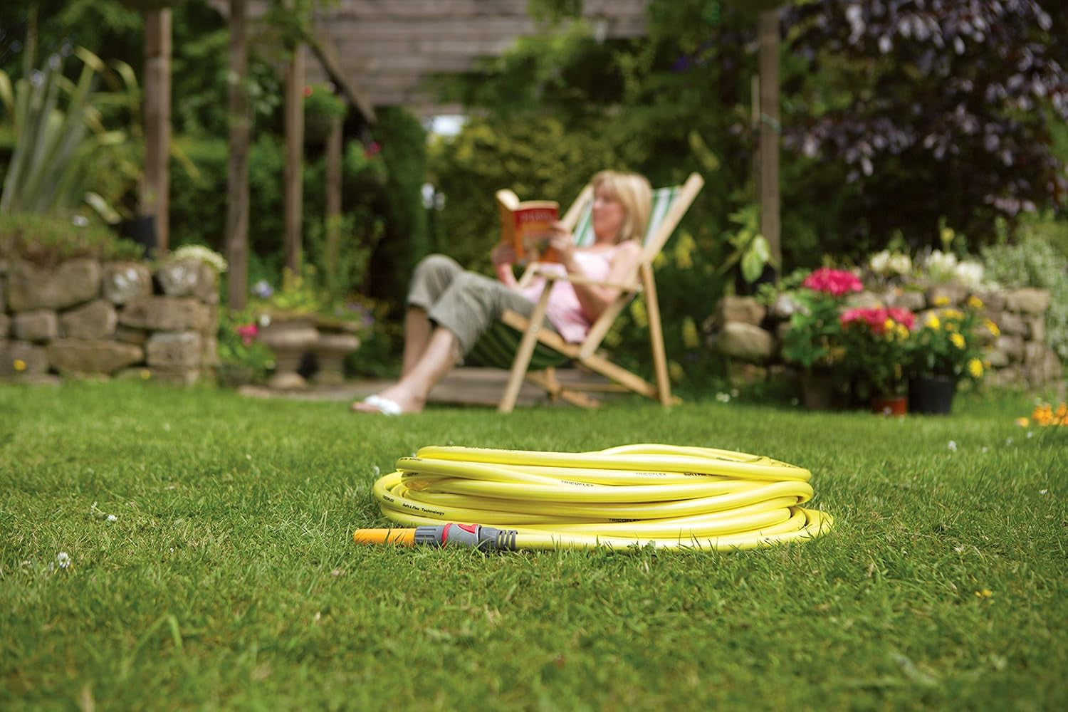 HOZELOCK - Super Tricoflex Ultimate Hose Ø 12,5 mm (1/2") 30 m: let, robust og formstabil haveslange med "TNT Non Torsion" og "Soft&Flex" teknologier, 40 % genanvendt PVC [116774]