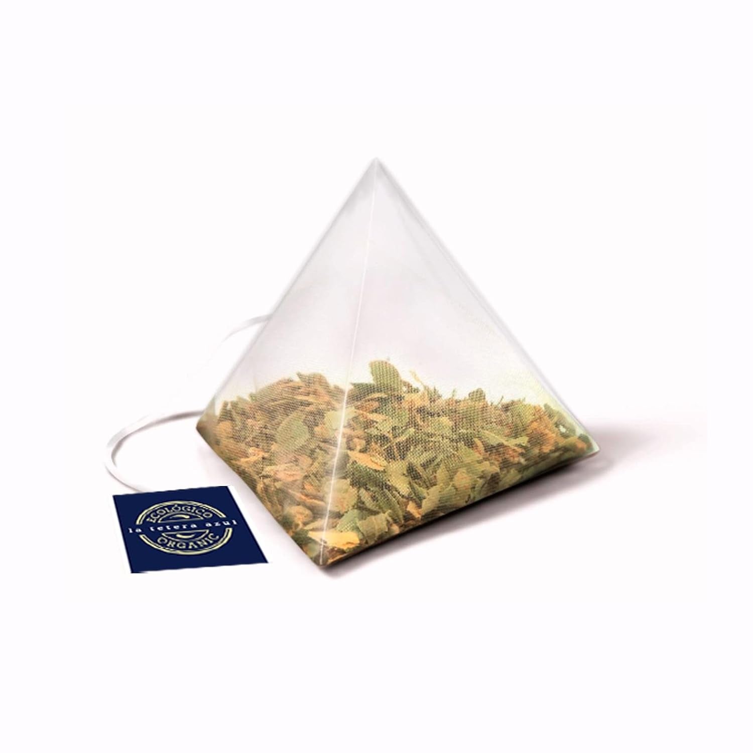 LA TETERA AZUL Økologisk infusion af ingefær og citron. Økologisk te til vægttab i pyramider. Ingefær og citron. 20 pyramider.