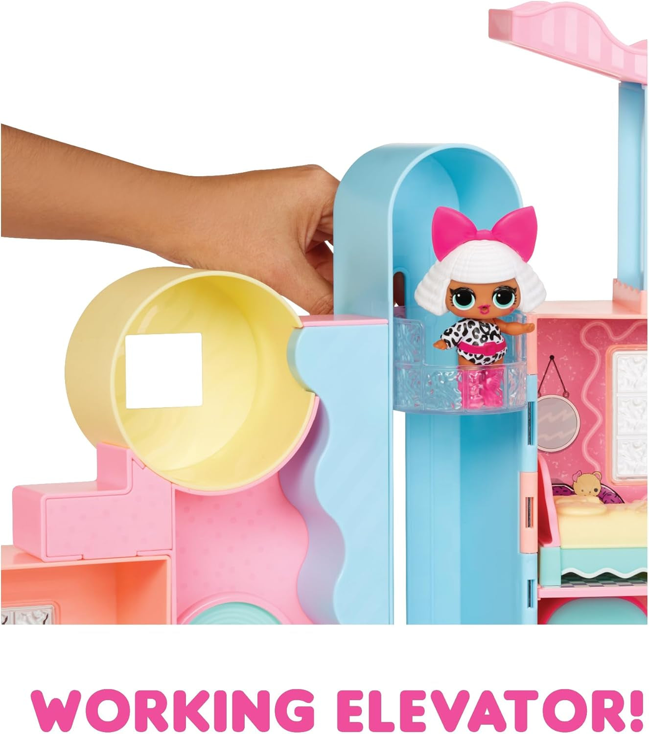 LOL overraskelse! Magic House med Squish Sand og Diva Collectible Doll - Legesæt med Collectible Dukke, Squish Sand, overraskelser og tilbehør - Ideel til piger fra 4 år og opefter